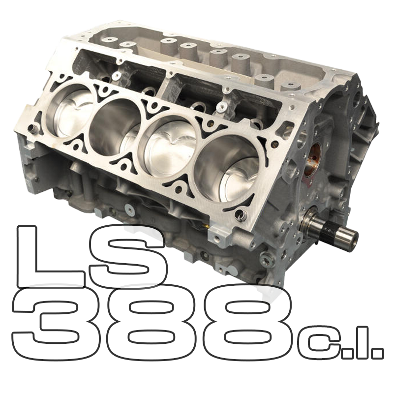388 Sleeved Aluminum LS Short Block - Street/Strip Series
