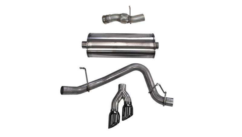 Corsa Performance 15-16 GMC Yukon Denali 6.2L V8 Single Side Exit Cat-Back Exhaust