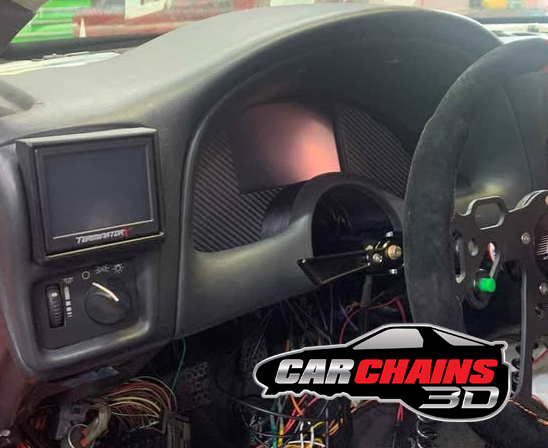 3D Printed Holley EFI 3.5 Inch Terminator X / Sniper Screen AC Vent Mount for 1997-2002 Late 4th Gen Chevrolet Camaro - CarChains3d