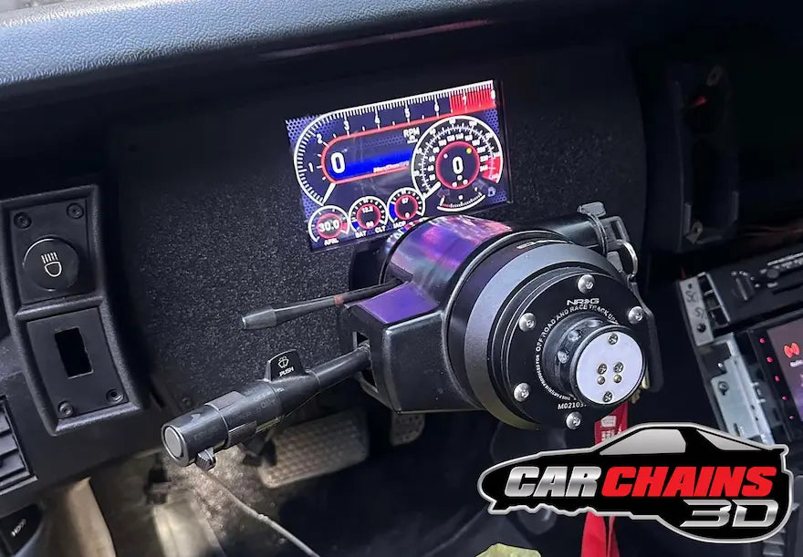 Digital Dash Beauty Backplate Insert for 1982-1989 Early 3rd Gen Chevrolet Camaro - CarChains3d
