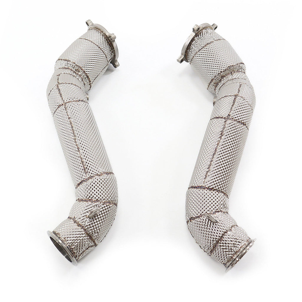 Catted Heat Shield Downpipes For McLaren 720s 4.0T