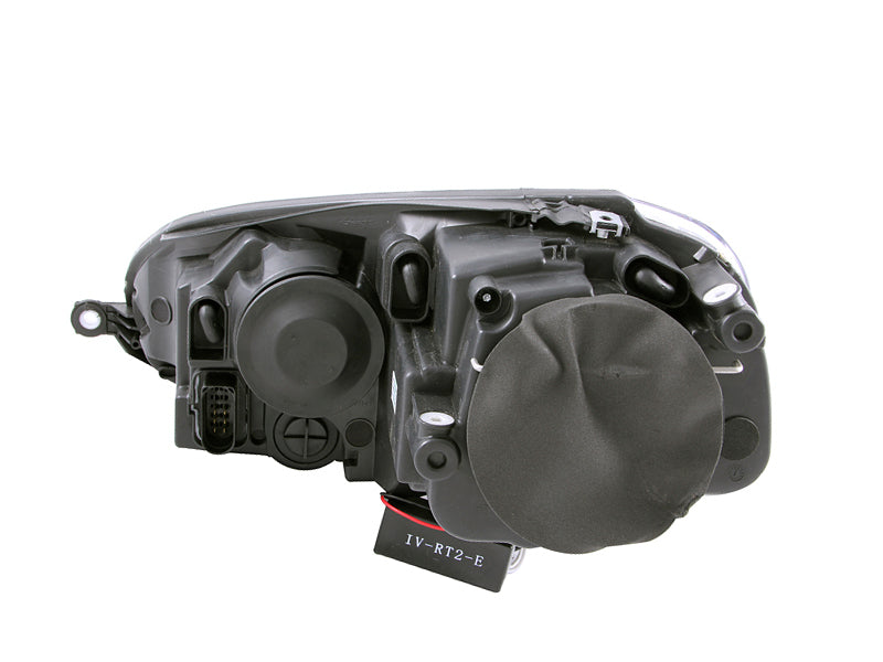 Anzo 2006-2009 Volkswagen Rabbit Projector Headlights w/ Halo Black (CCFL)