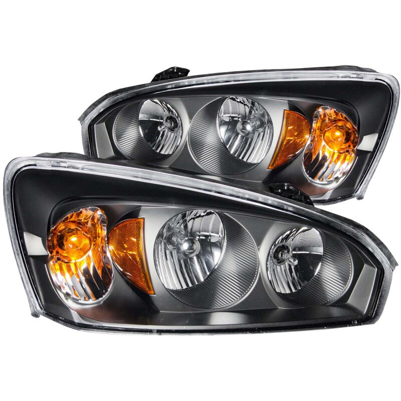 Anzo 2004-2007 Chevrolet Malibu Crystal Headlights Black