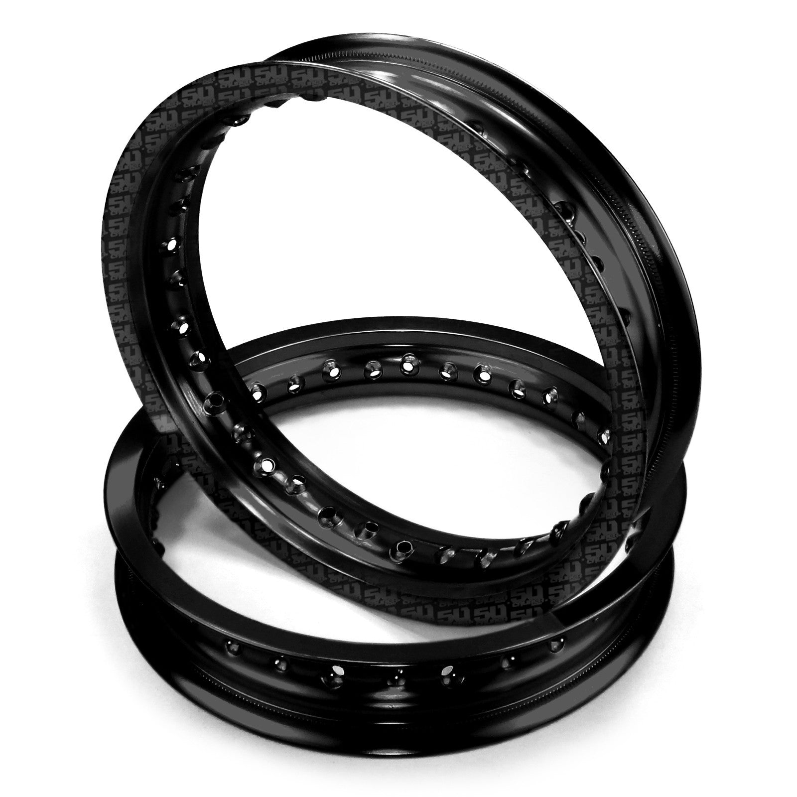 2 Pit Bike Rims 10 inch 28 Hole + Spokes