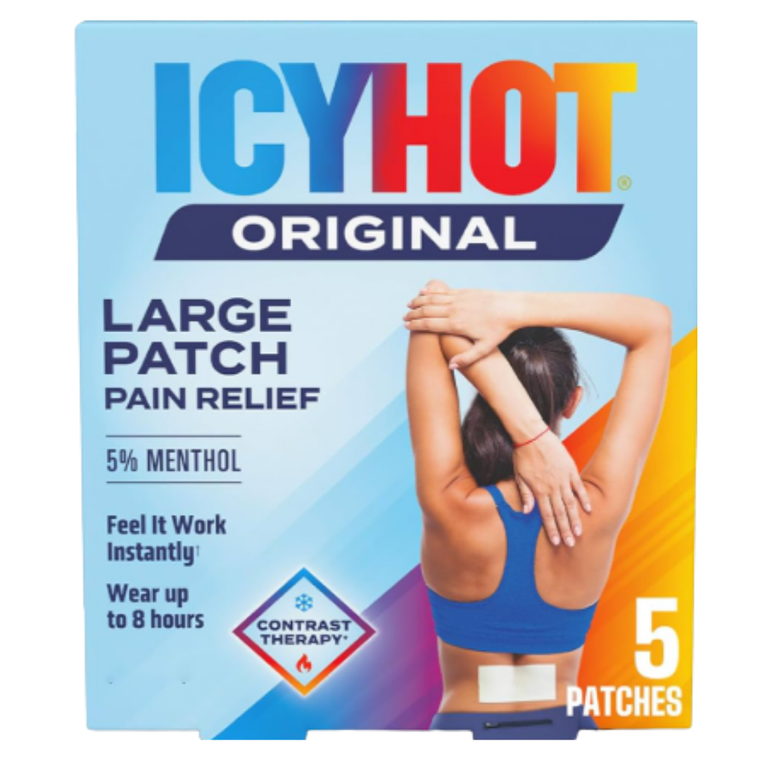 Icy Hot Original Large Pain Relief Patches 5% Menthol (5 ct)