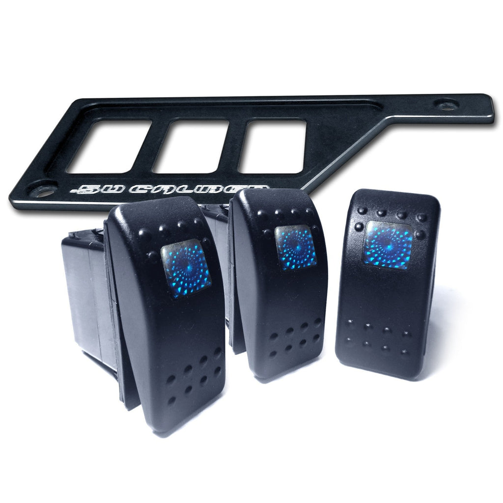 RZR XP1000 Left Side 3 Switch Dash Panel