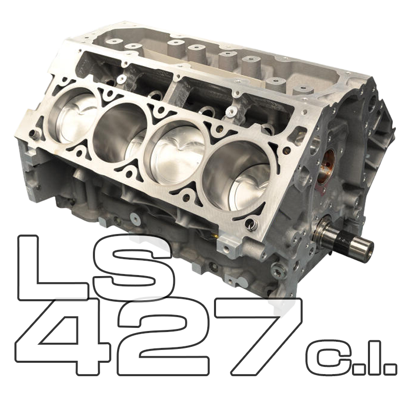 427 Sleeved Aluminum LS Short Block - Street/Strip Series