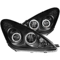 Anzo 2002-2003 Lexus Es300 Projector Headlights w/ Halo Black