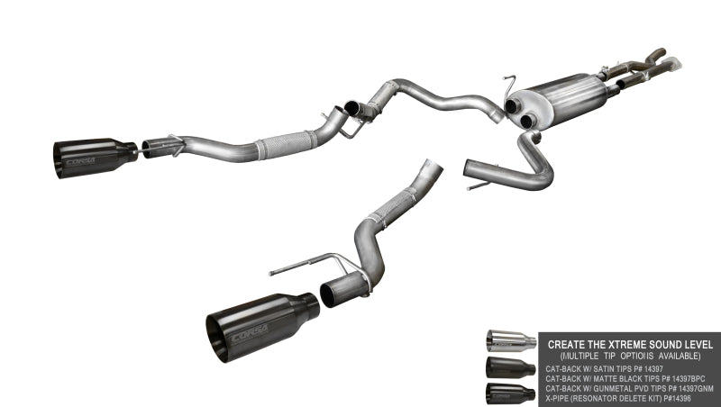 Corsa Performance Corsa 2017 Ford F-150 Raptor Super Cab / Super Crew Cab 3.5L V6 X-Pipe