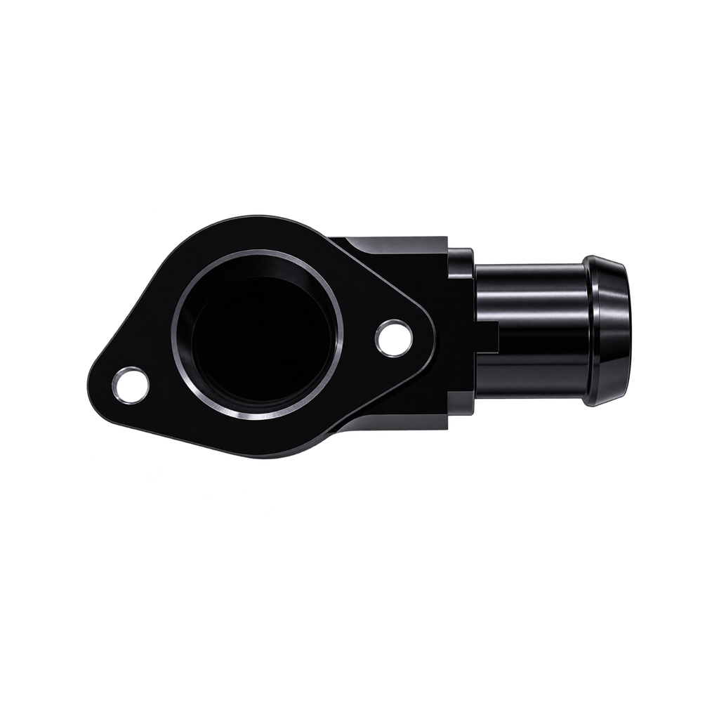 Granatelli Black Billet High-Flow Thermostat Housing – 6.2L V8 - 431000B