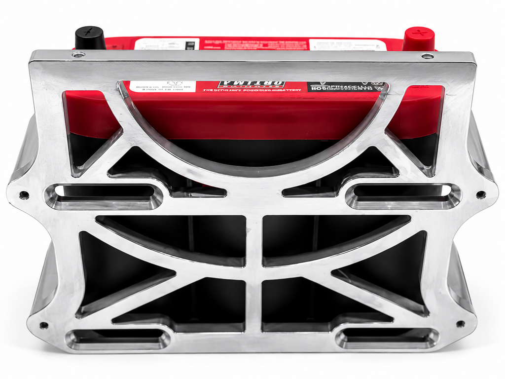 Granatelli Motor Sports 6 Volt OPTIMA Battery Tray - Billet 452200