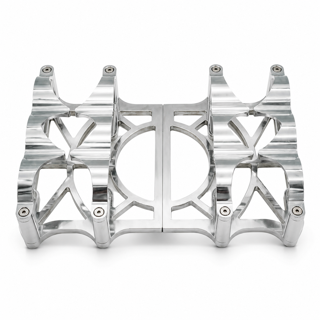 Granatelli Motor Sports (2) 6 Volt OPTIMA Battery Tray SET- 452201