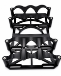 Granatelli Motor Sports (2) 6 Volt OPTIMA Battery Tray SET Black - 452201B
