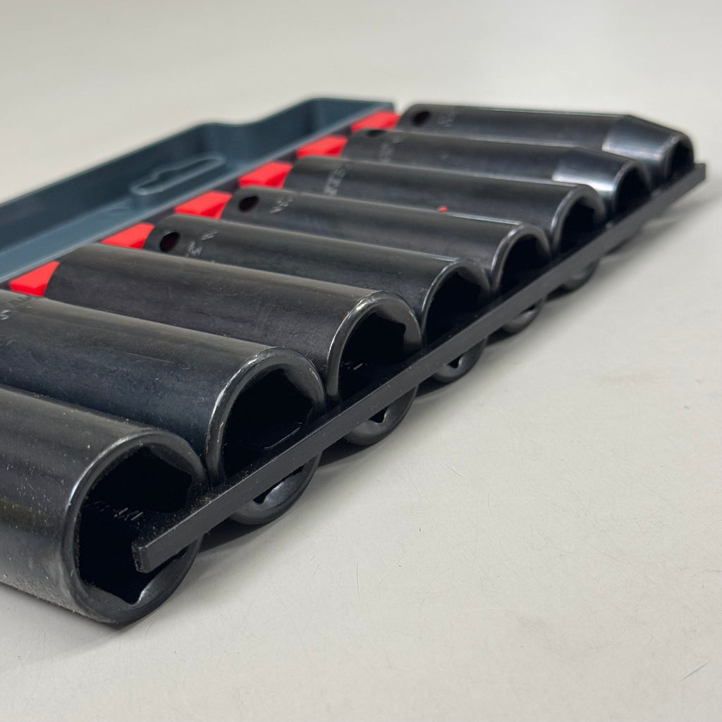 CRESCENT 8 Piece 1/2" Drive 6 Point Deep Impact SAE Socket Set