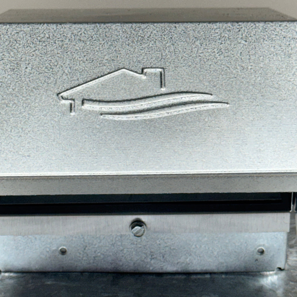 BUILDERS BEST 012120 Galvanized Roof Cap, Flush, Flapper Screen Sz 4 in.