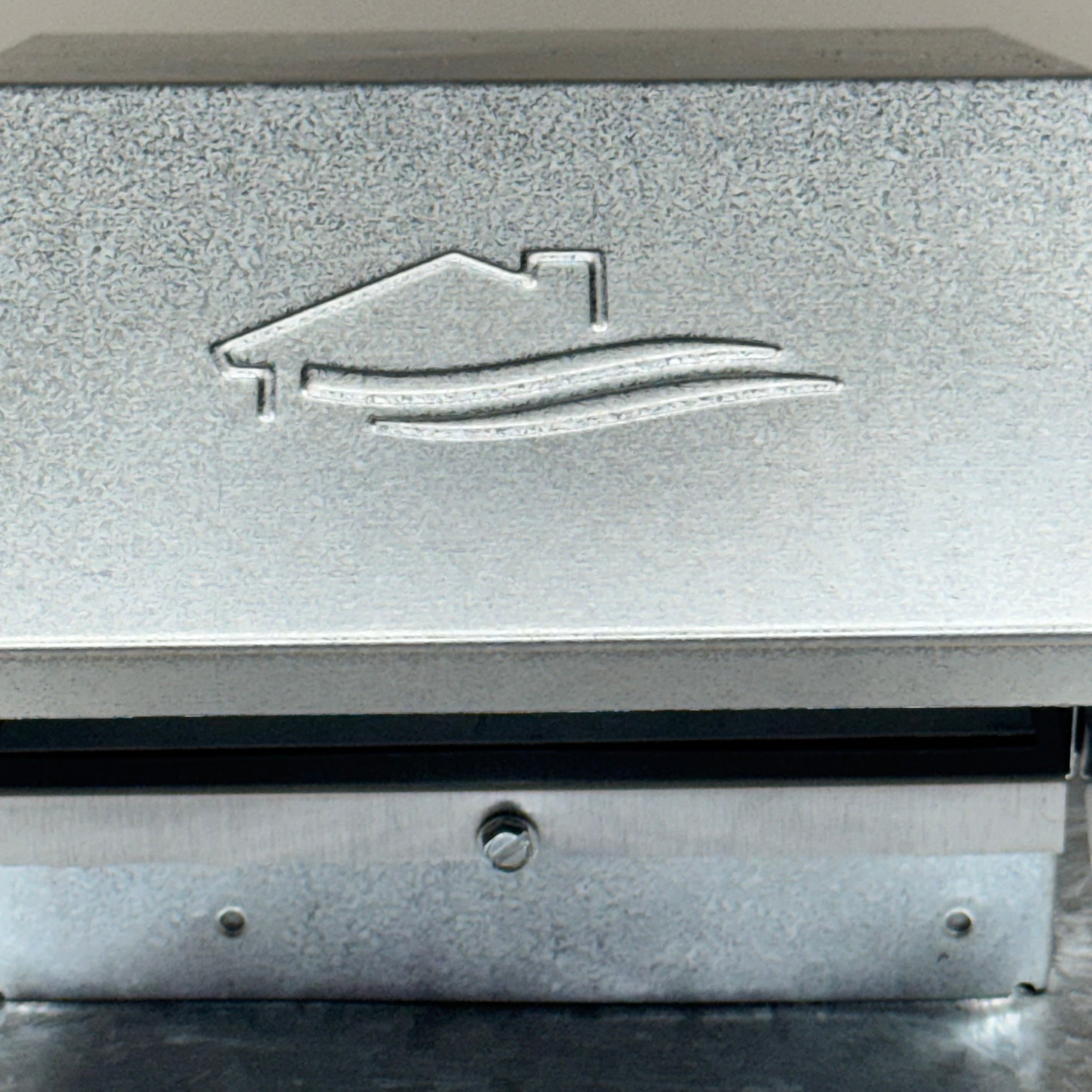 BUILDERS BEST 012120 Galvanized Roof Cap, Flush, Flapper Screen Sz 4 in.