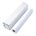 HP DesignJet Large Format Paper for Inkjet Prints, 7 mil, 24" x 100 ft, Satin White