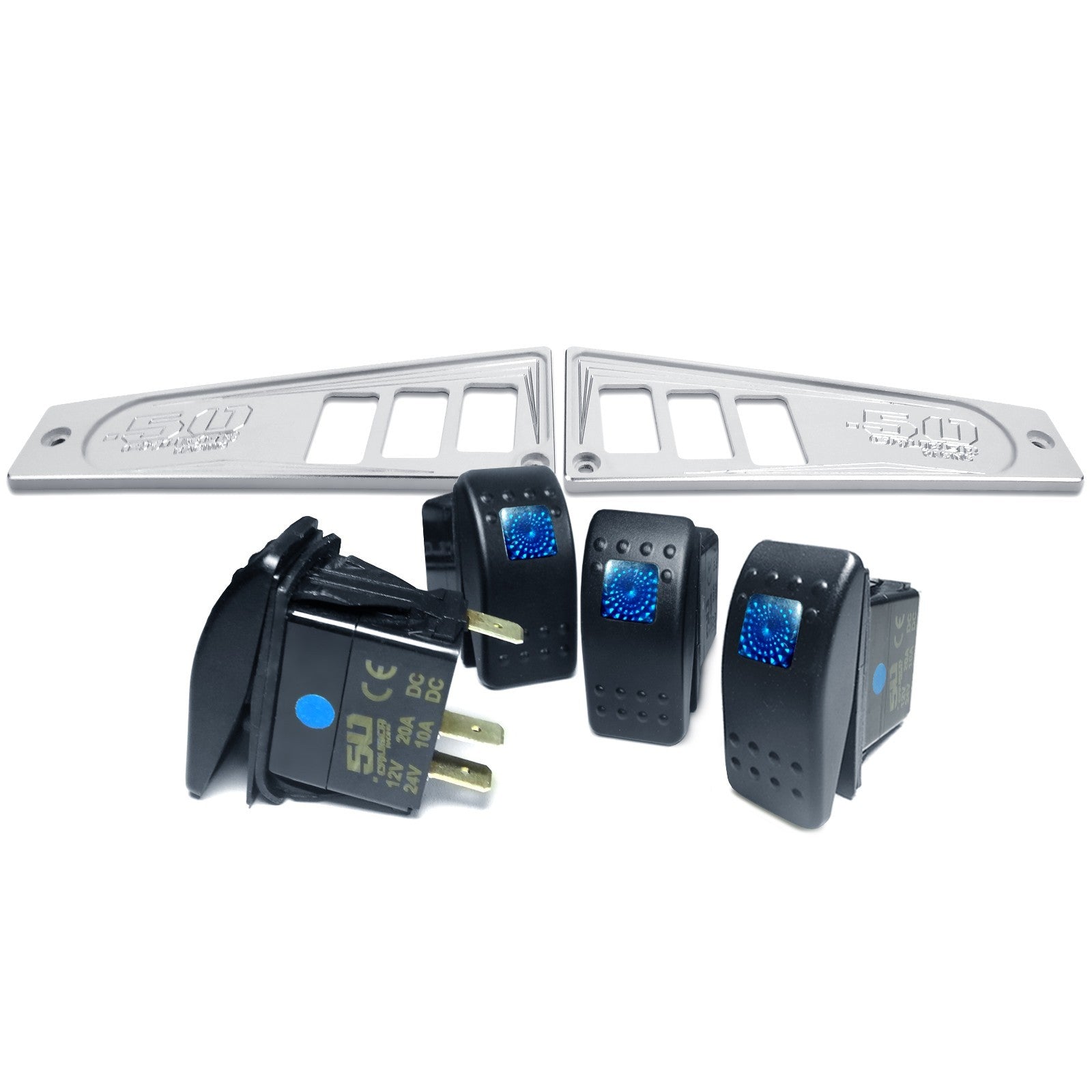 Ride Command XP1000 6 Switch Dash Panel