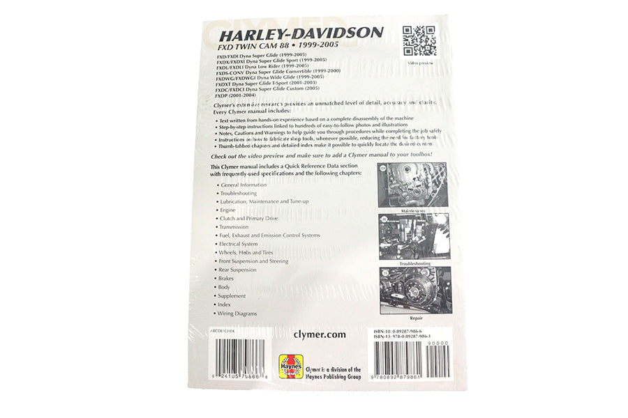 Clymer Service Manual for 1999-2005 FXD