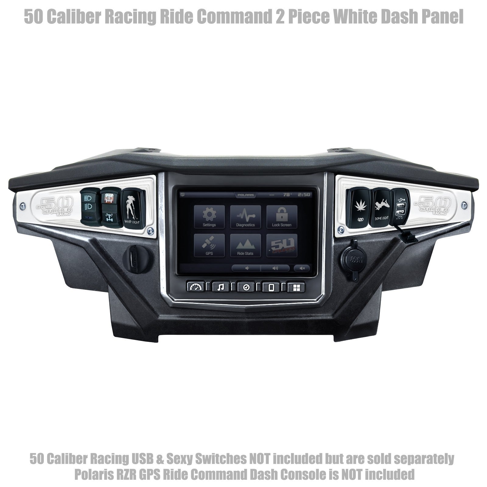 Ride Command XP1000 6 Switch Dash Panel
