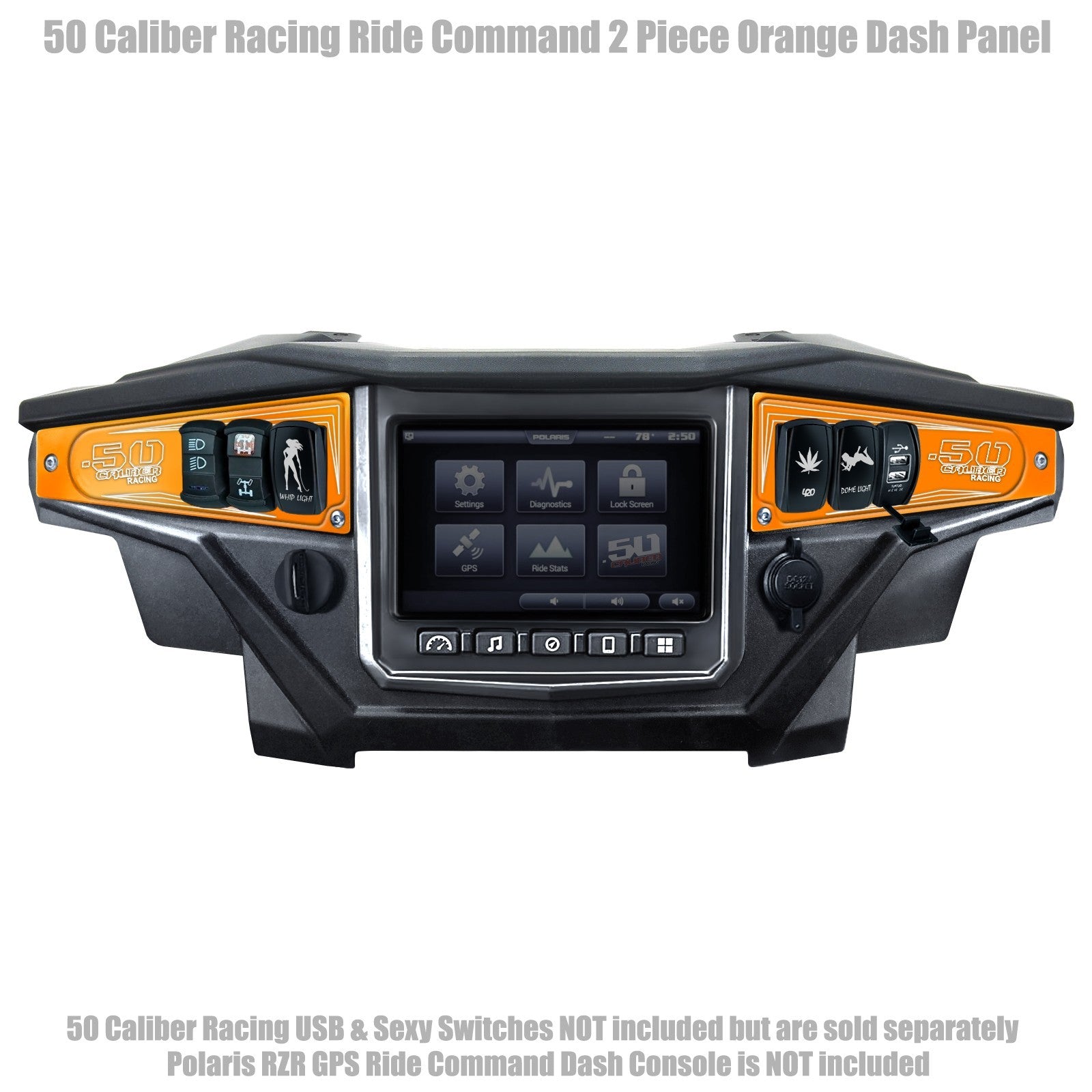 Ride Command XP1000 6 Switch Dash Panel