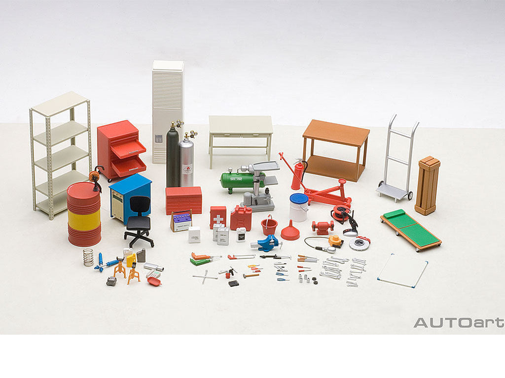 Garage Kit Set for 1/18 Scale Models by Autoart  free shipping USA