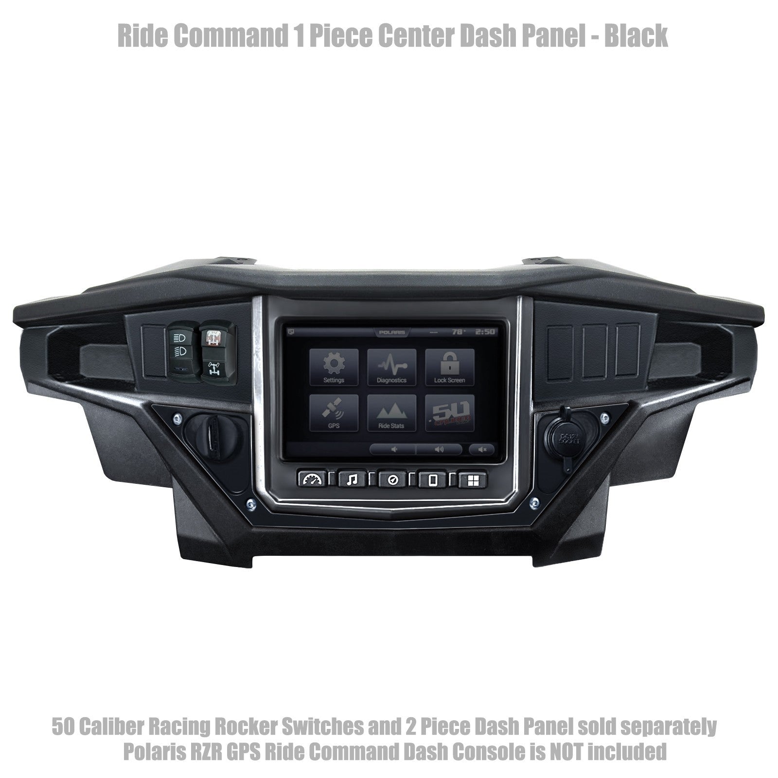 Ride Command XP1000 1 Piece Dash Panel