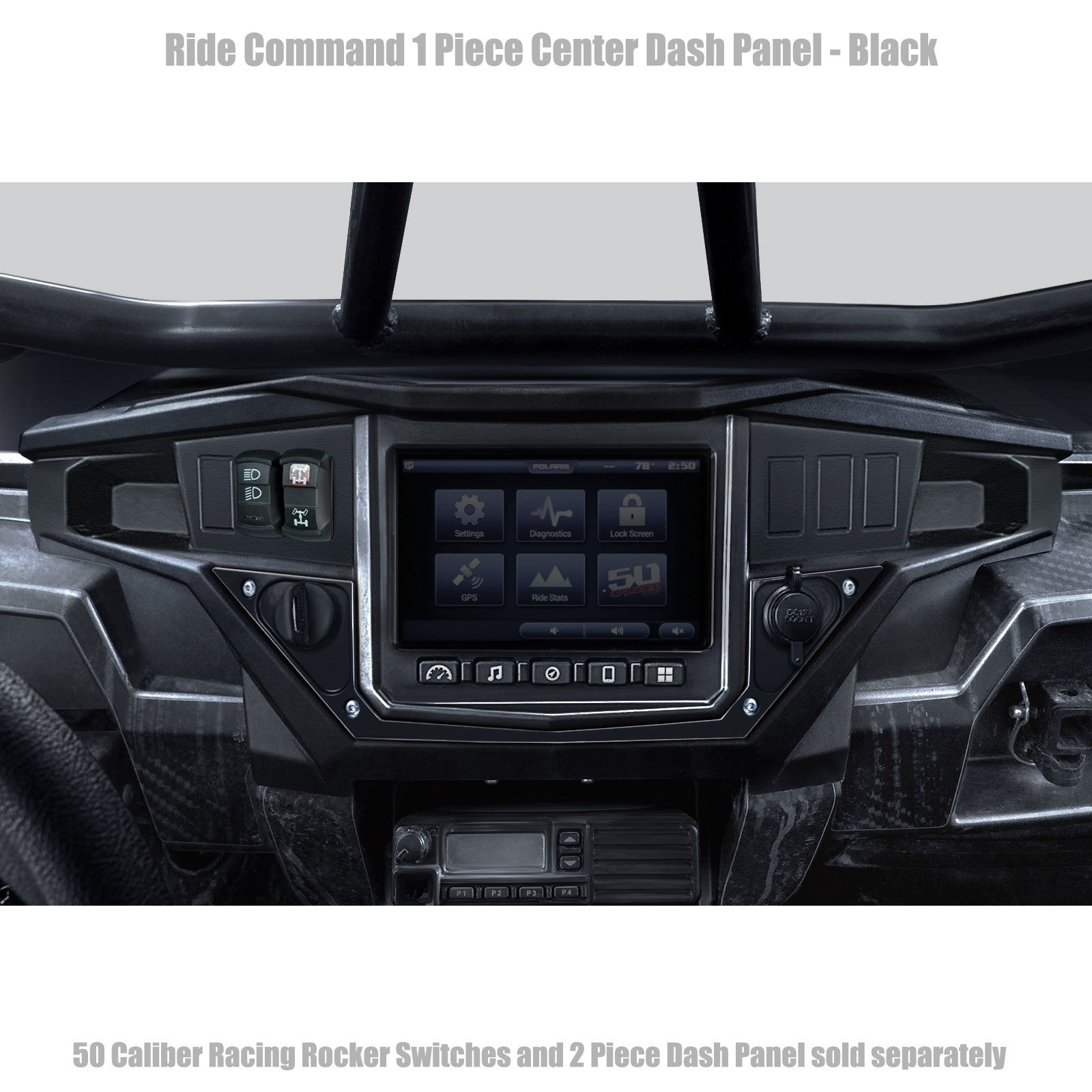 Ride Command XP1000 1 Piece Dash Panel