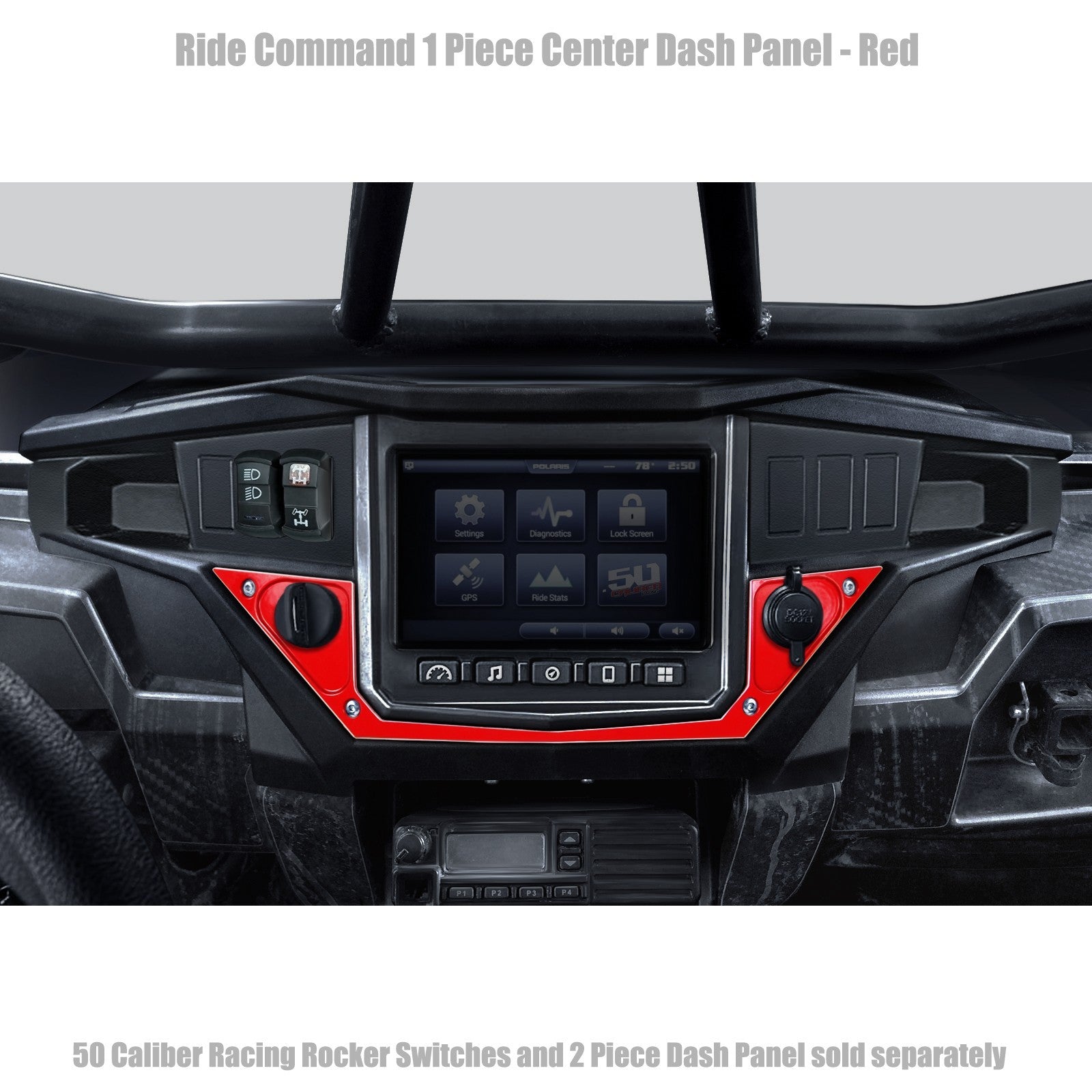 Ride Command XP1000 1 Piece Dash Panel