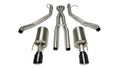 Corsa Performance 2.5" Dual Rear Exit Cat-Back Exhaust System with 4.0" Tips Sport Sound