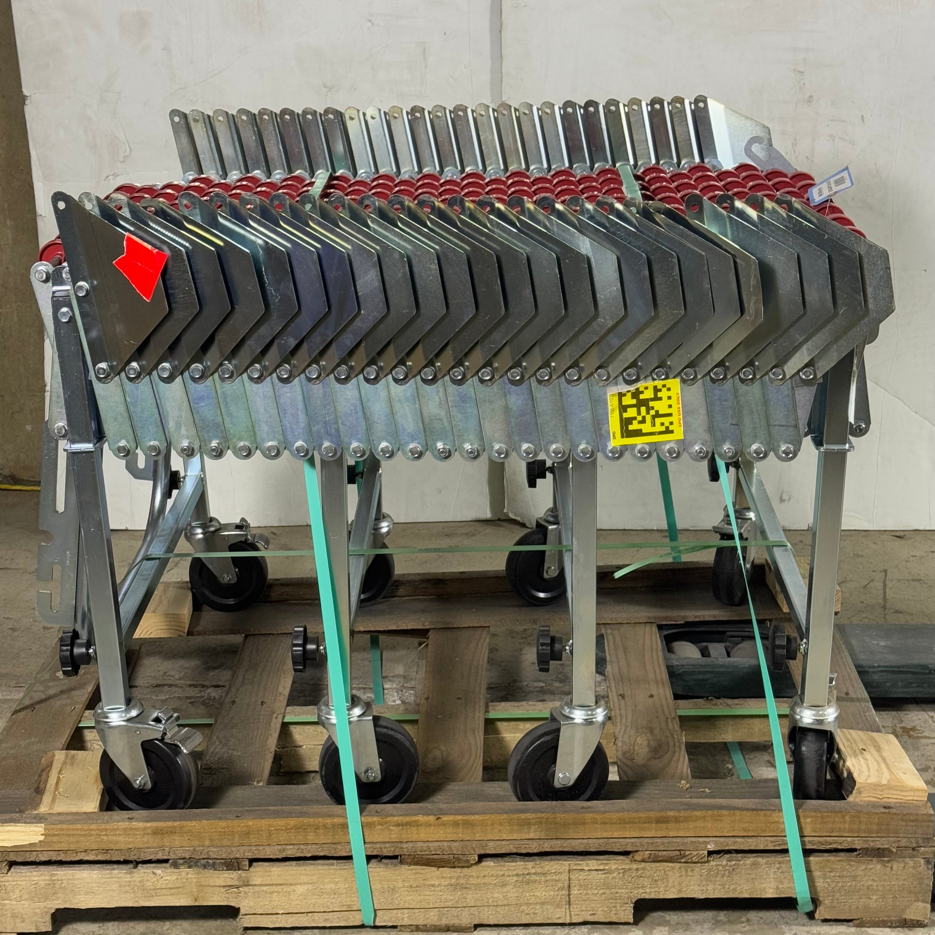 FMH CONVEYORS Flexible Gravity Skate Wheel Conveyor Sz 30” H 0333481