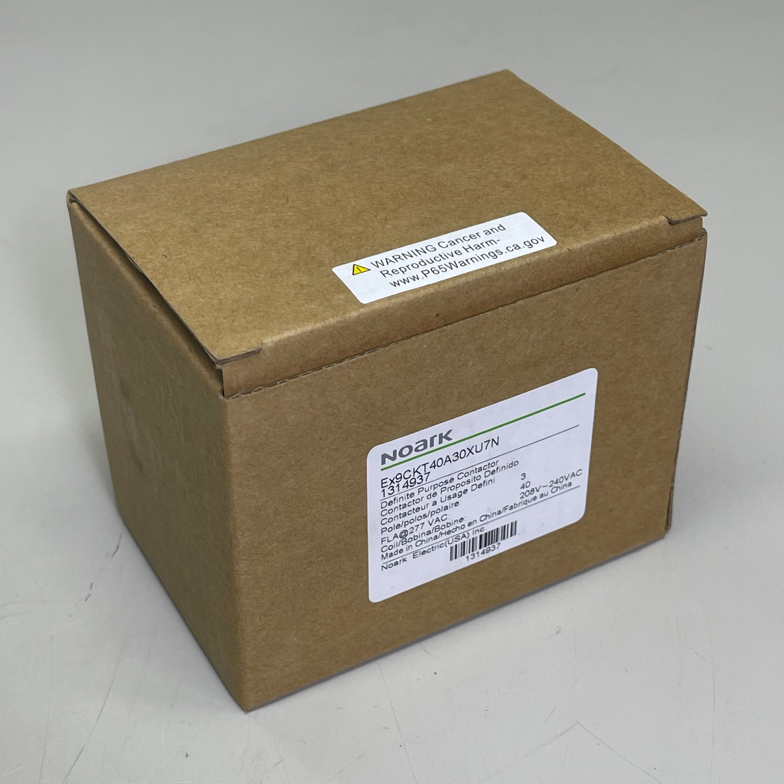 NOARK Definite Purpose Contactor  40A 208-240V 3-Pole Ex9CKT40A30XU7