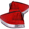 Anzo 2008-2011 Ford Focus LED Tail lights Red/Clear