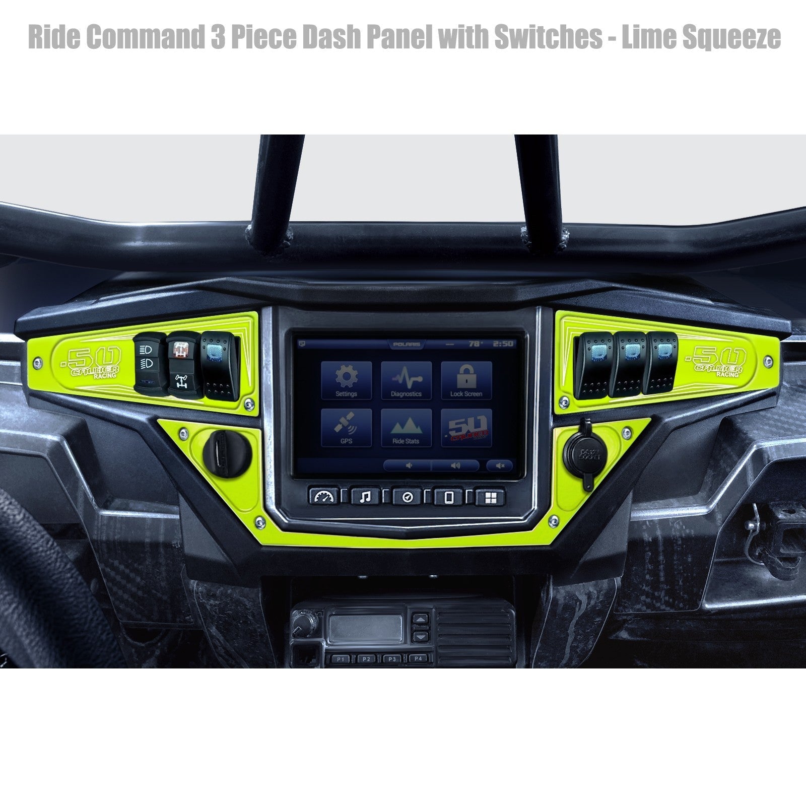 Ride Command XP1000 6 Switch Dash Panel