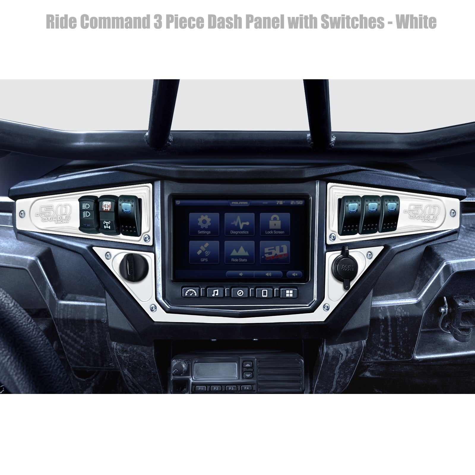 Ride Command XP1000 6 Switch Dash Panel