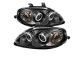 Spyder Auto Honda Civic 99-00 CCFL Halo Projector Headlights Black