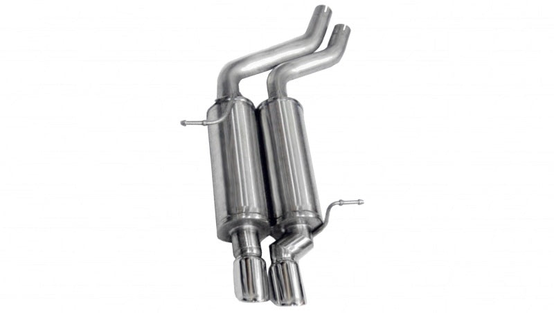 Corsa Performance 01-06 BMW 325i/ci Convertible E46 Polished Sport Axle-Back Exhaust