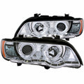 Anzo 2000-2003 BMW X5 Projector Headlights w/ Halo Chrome