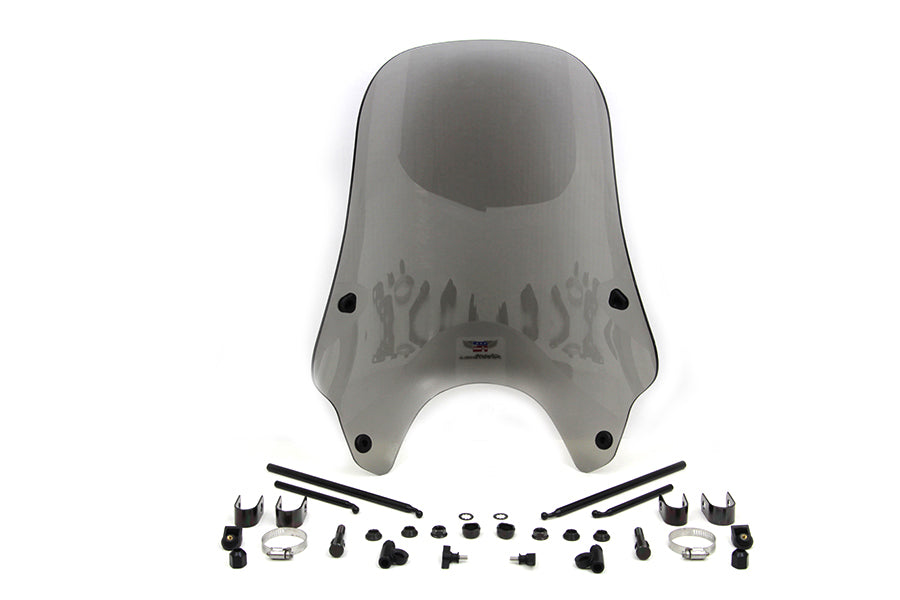 WINDSHIELD POLY LT GRAY HIGH