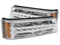 Anzo 2003-2006 Chevrolet Silverado 1500 LED Parking Lights Chrome w/ Amber