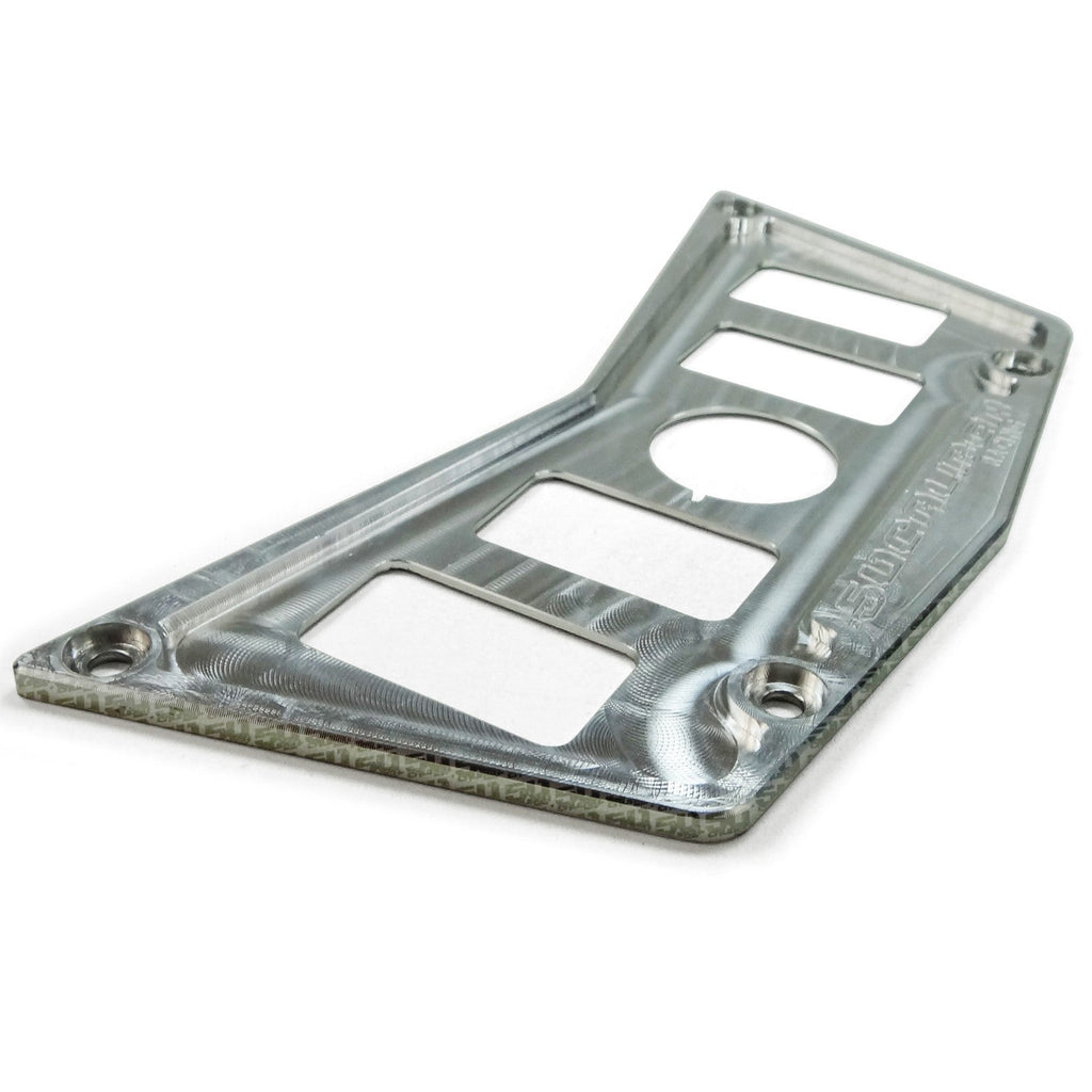 Polaris RZR XP900 800 570 4 Switch Dash Panel Machined Finish