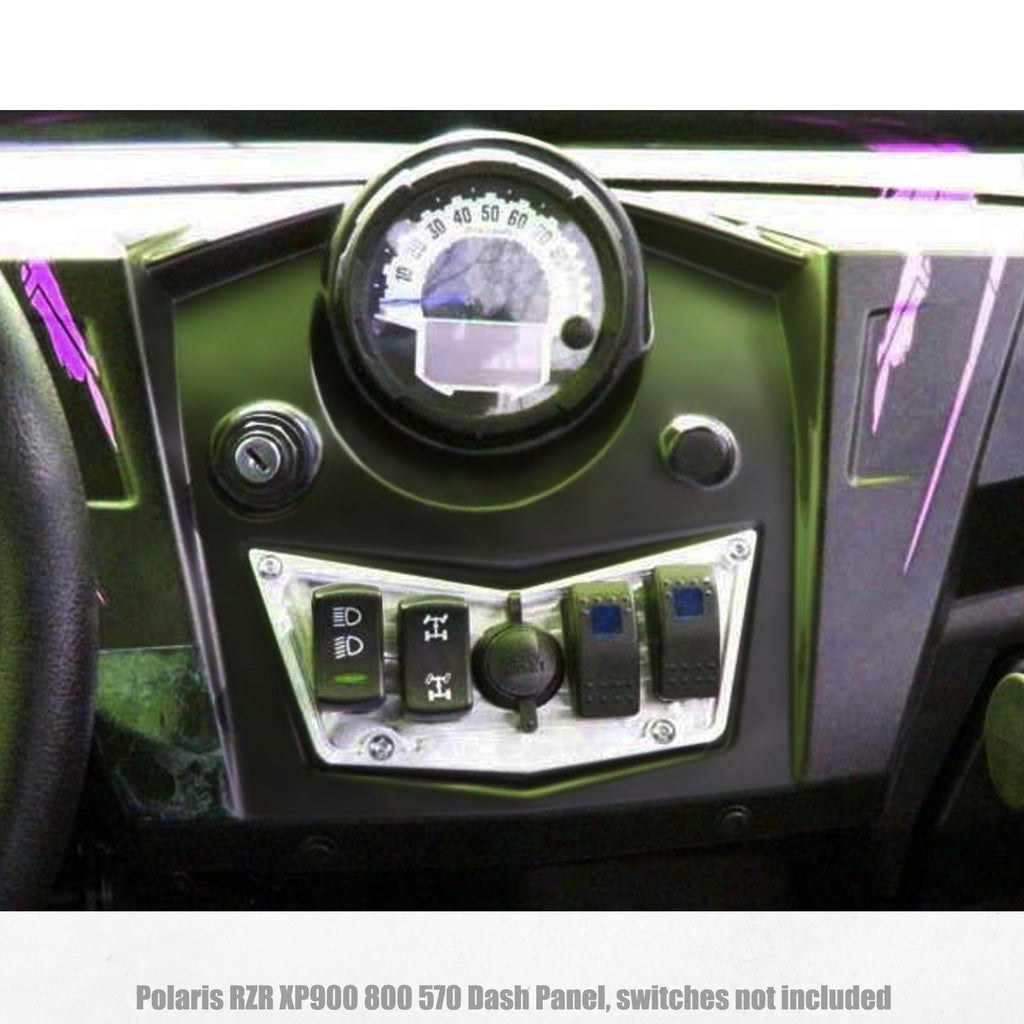 Polaris RZR XP900 800 570 4 Switch Dash Panel Black