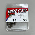 EAGLE CLAW Sharp Plain Shank All Purpose Live Bait Holder Bronze #10 50pc 084F-10