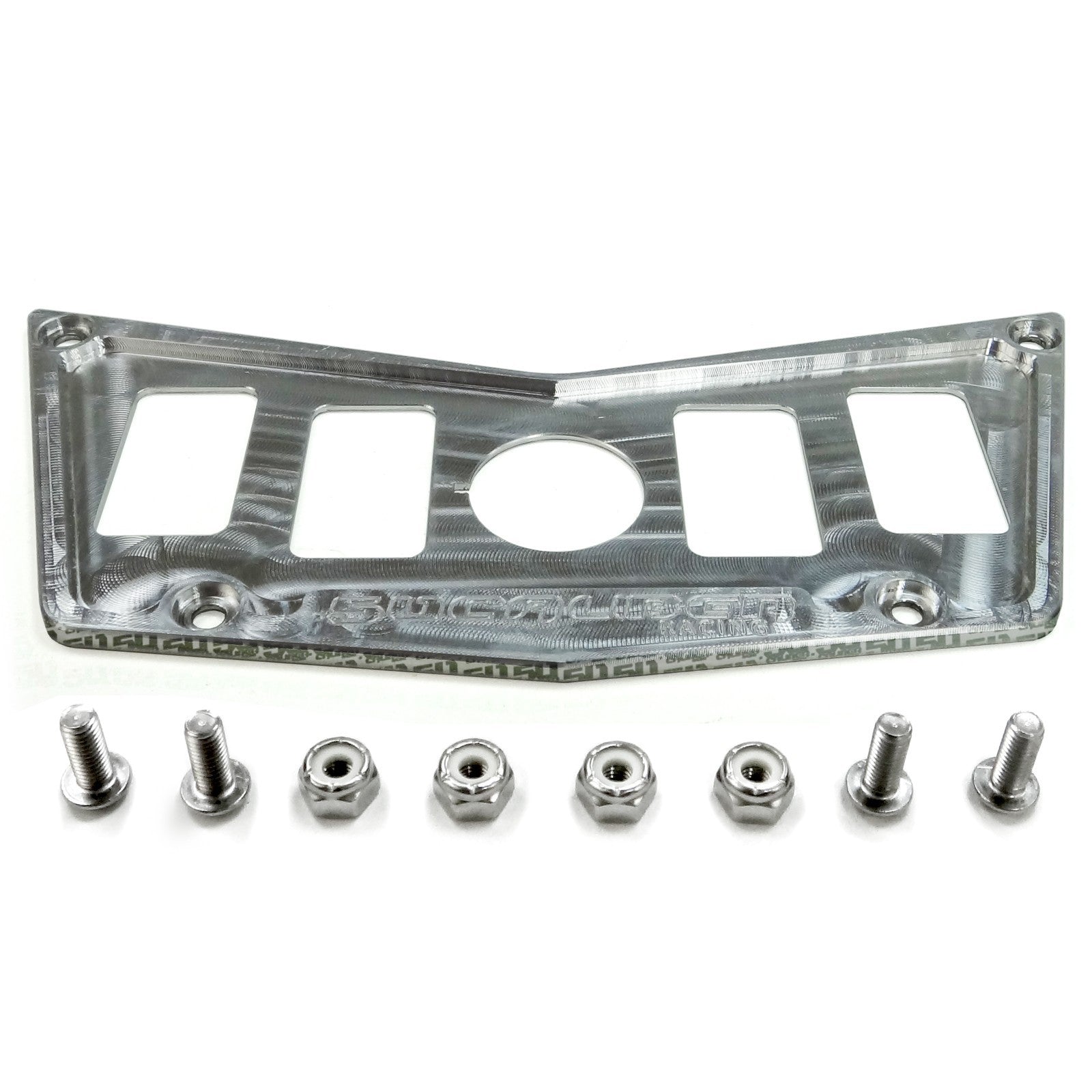 5 Switch Dash Panel Silver