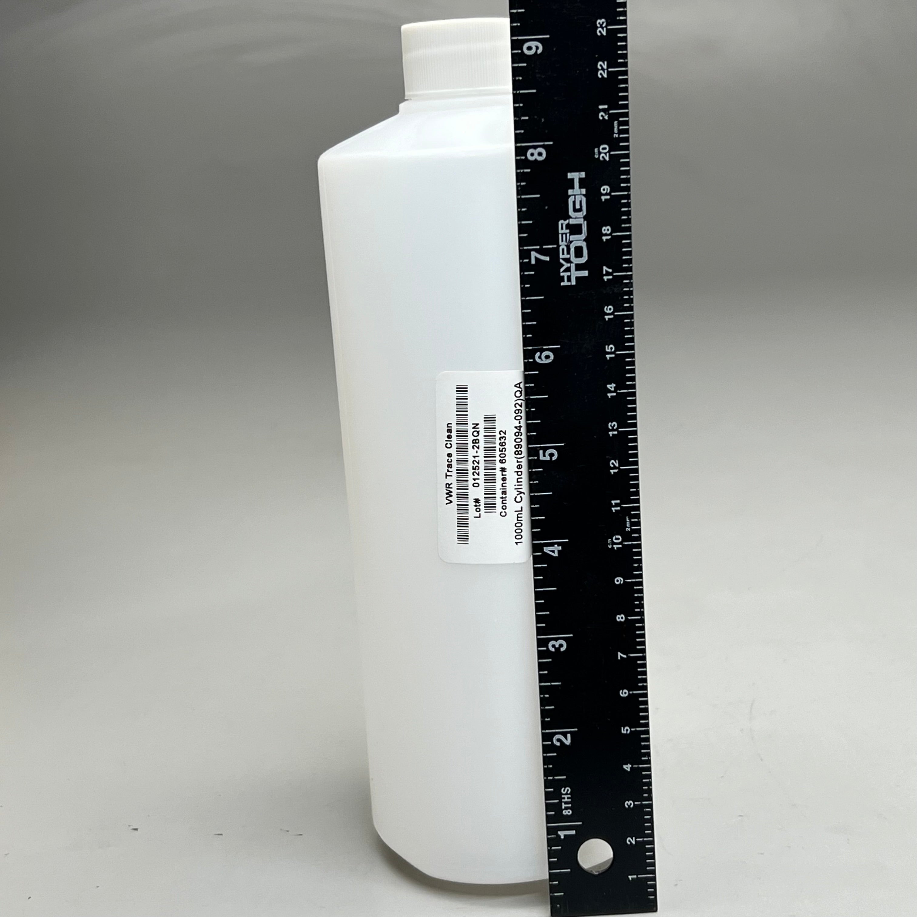 VWR (12 PACK) TraceClean 1000mL Cylinder Bottles 89094-092