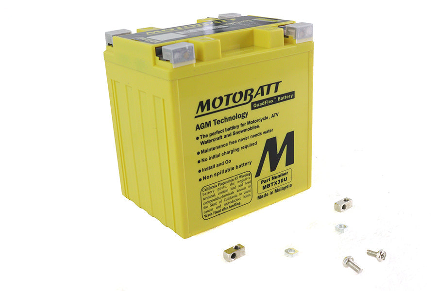 MotoBatt 12V AGM Yellow Battery