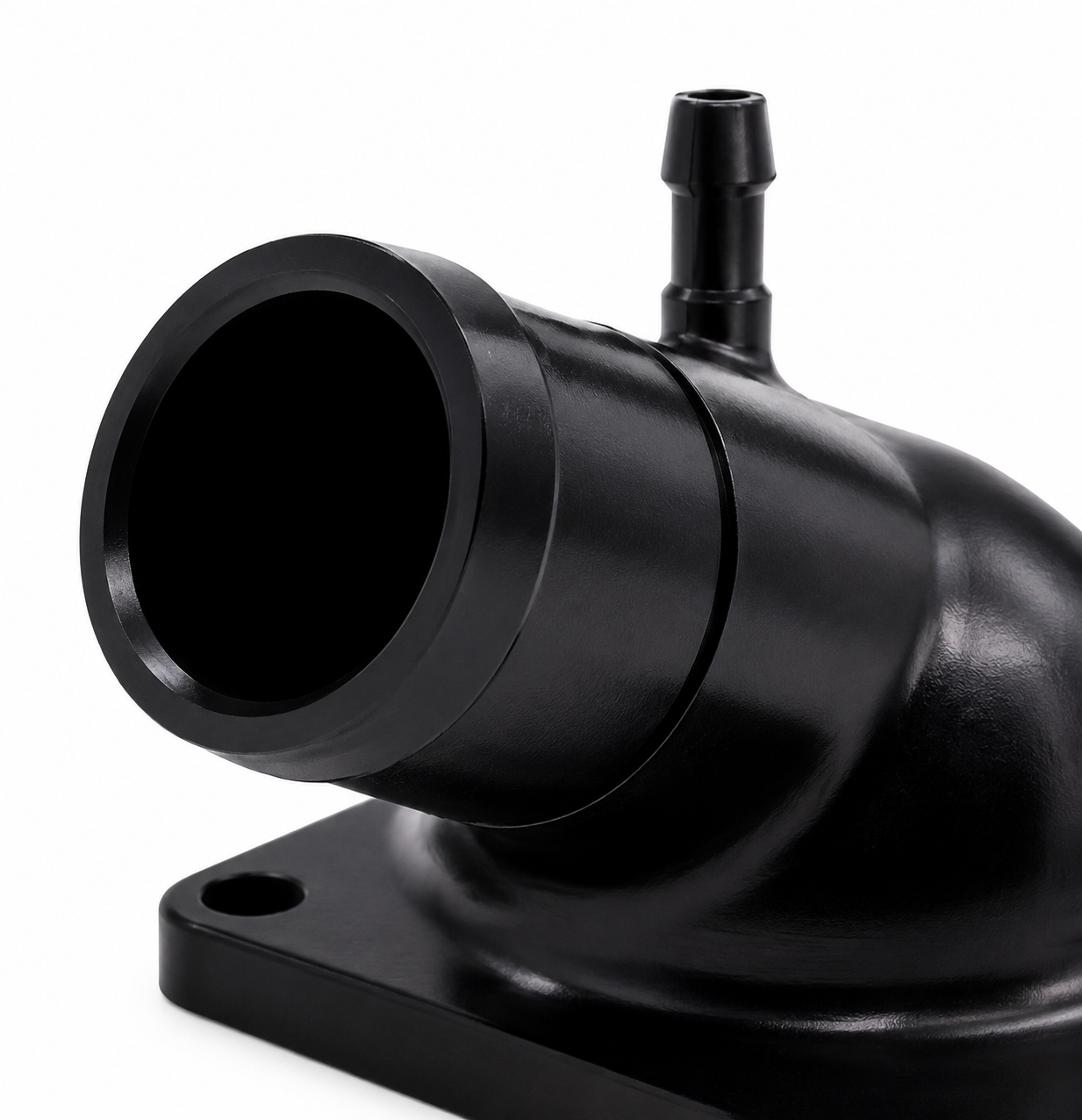 Granatelli Black Billet Thermostat Housing with 180°F Thermostat – GM LT 5.3L & 6.2L V8 - 530180B