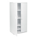 Iceberg Rough n Ready Storage Cabinet, Four-Shelf, 36 x 22 x 72, Platinum