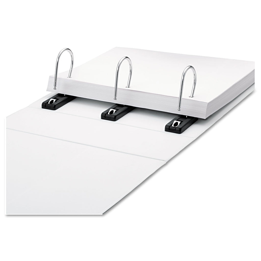 find It Gapless Loop Ring View Binder, 3 Rings, 4" Capacity, 11 x 8.5, White