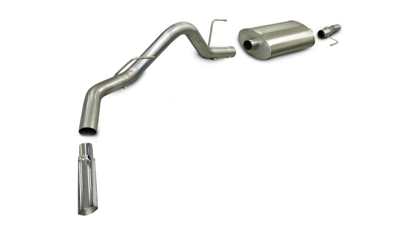 Corsa Performance 05-08 Ford F-150 SuperCrew/5.5ft Bed 4.6L V8 Polished Sport Cat-Back